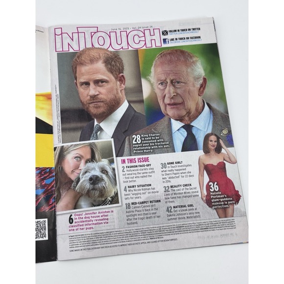 In Touch June 16 2025 Taylor Swift Travis Kelce Hugh Jackman King Charles Harry - Picture 4 of 4